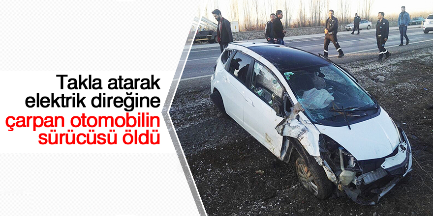 Konya’da otomobil takla attı: 1 ölü