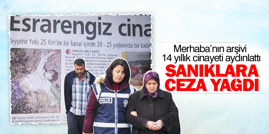 Konya'daki 14 yıl sonra çözülen cinayet davasında karar