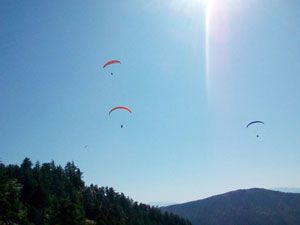 Beyşehir’de yamaç paraşütü şenliği