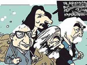 Akşam'ın karikatürü 5 yazarı çileden çıkaracak