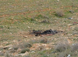 Karaman'da yanmış kadın cesedi bulundu