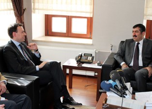Alman heyetten Vali Doğan'a ziyaret