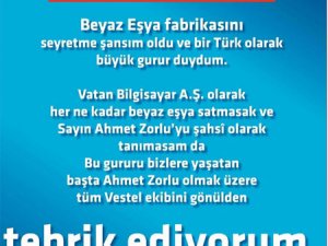 Vatan'dan Vestel'e İlan-ı Aşk...