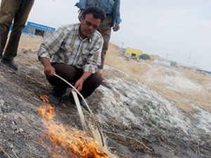 İkinci yakıcı atık madde de bertaraf edildi