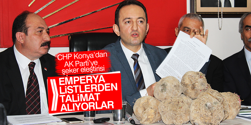 Emperyalistlerden talimat alıyorlar