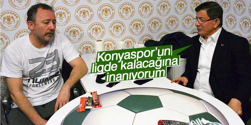 Davutoğlu: Konyaspor’un kümede kalacağına inanıyorum