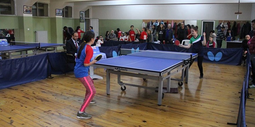Okullar masa tenisinde küçükler il birinciliği yapıldı