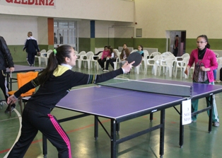 Beyşehir'de masa tenisi heyecanı