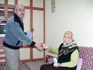 En büyük desteği 38 yıllık eşinden görüyor