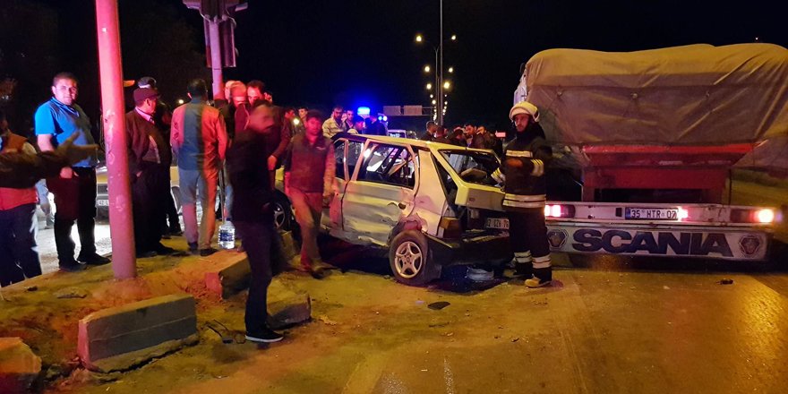 Karapınar'da trafik kazası: 2 yaralı