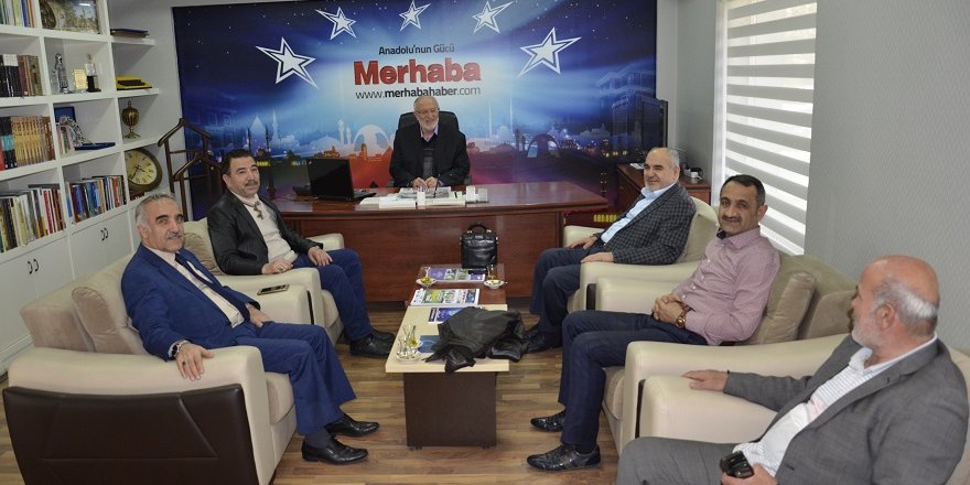 Görgülügil’den Merhaba Gazetesi’ne ziyaret