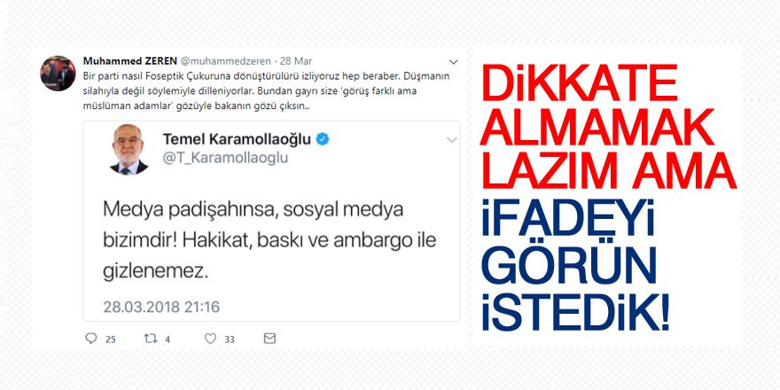 Fikir beyanı yerine "Foseptik çukuru" dili!