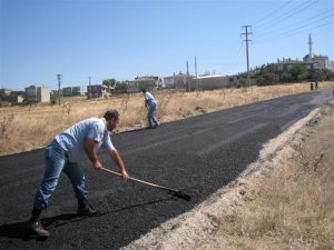 Karapınar'da asfalt çalışmaları