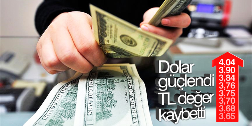 Dolar/TL, yeni haftaya 4.04'ten başladı