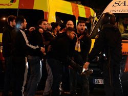 Galatasaray taraftarı Madrid'de olay çıkarttı