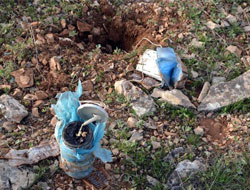Ergani’de PKK’ya ait patlayıcılar ele geçirildi
