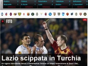 İtalyan basınının Lazio öfkesi