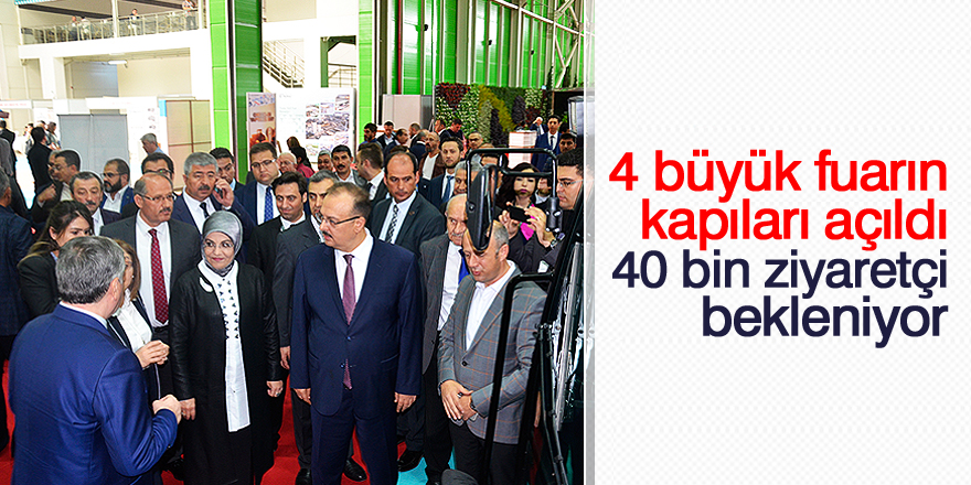 4 büyük fuarın kapıları açıldı