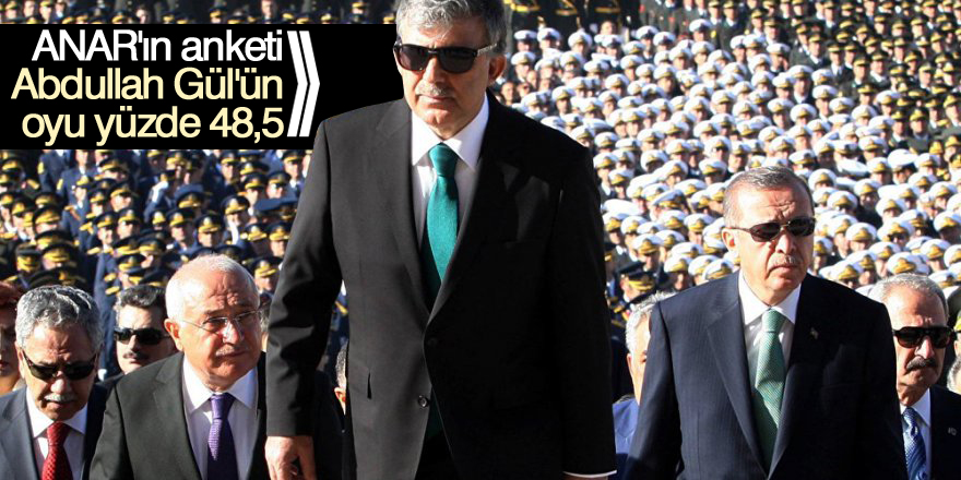 ANAR Başkanı Uslu: Abdullah Gül'ün oyu yüzde 48,5