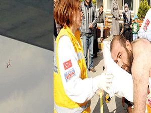 İntihar anında insanlıktan utandıran tezahürat