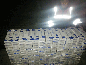 Bin 950 adet kaçak sigara ele geçirildi