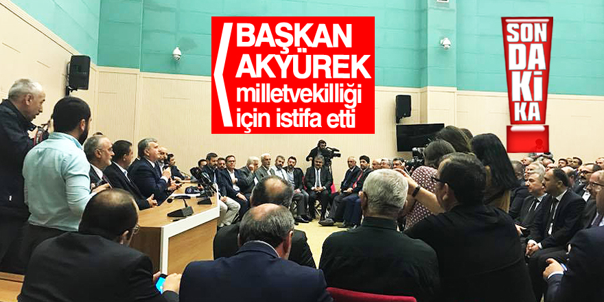 Konya Büyükşehir Belediye Başkanı milletvekili aday adaylığı için istifa etti