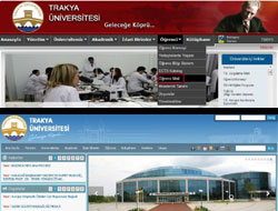 Trakya Üniversitesi sitesinde Atatürk ve Türk Bayrağı kaldırıldı