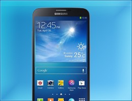 Samsung’un büyük telefonu Mega, ne kadar büyük?
