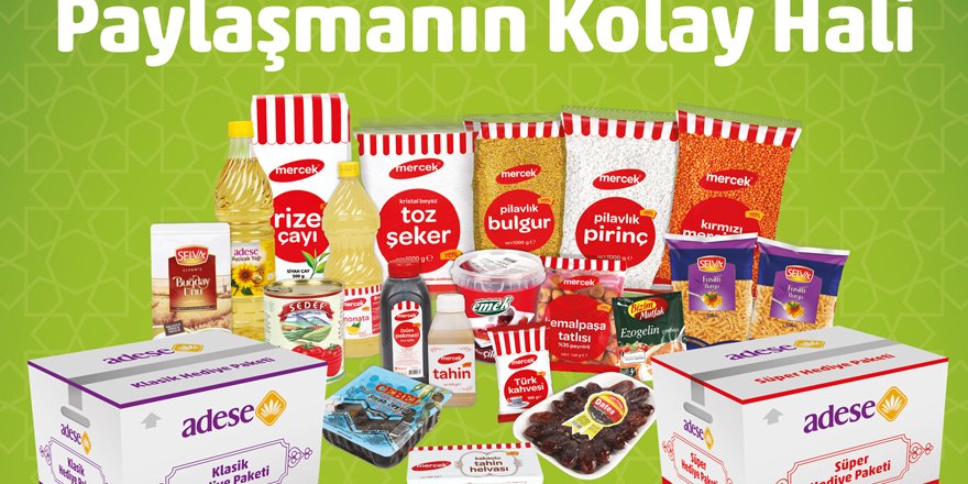 Adese Ramazan’da paylaşmayı kolaylaştırıyor