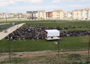 Cihanbeyli'de yağmur duası yapıldı