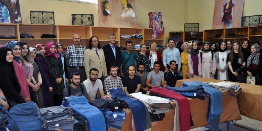 NEÜ’de ihtiyaç sahibi öğrenciler için ‘Akef Butik’ açıldı