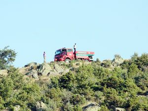 2 hektar ormanlık alan zarar gördü