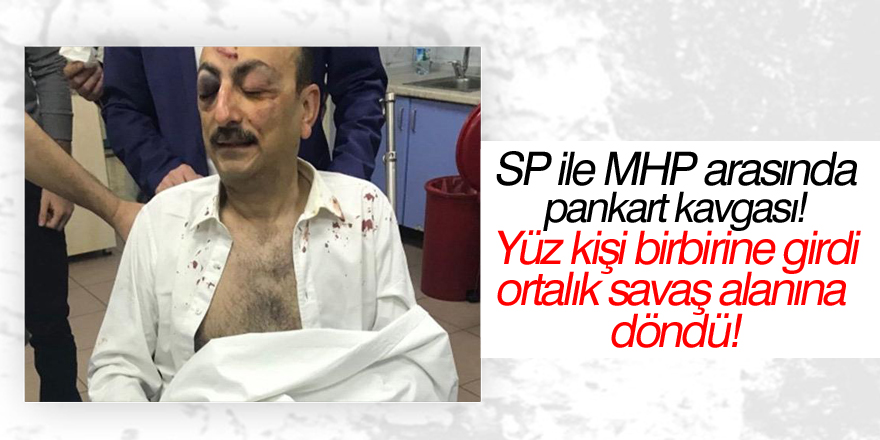 Ankara'da Saadet Partililere saldırı!