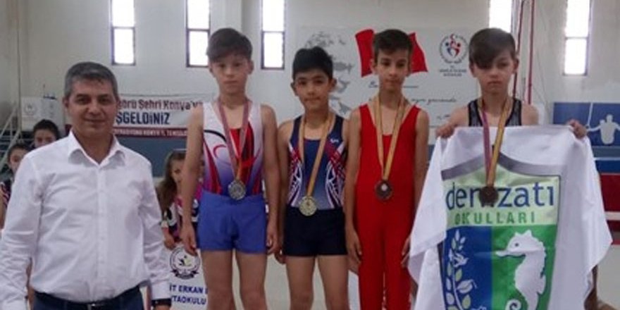 Okullar cimnastik Türkiye şampiyonası Konya’da yapıldı