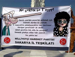 'Ne çektin be Tayyip!'