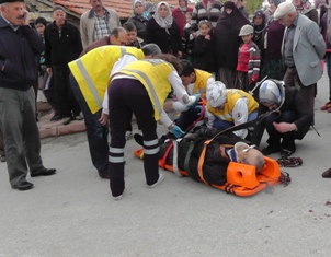 Beyşehir'de trafik kazası: 1 yaralı