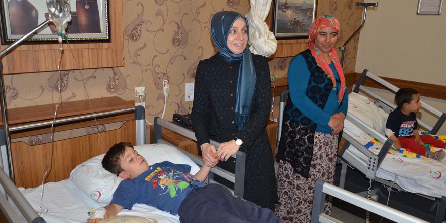 Milletvekili Usta Karapınar'da hastaları ziyaret etti