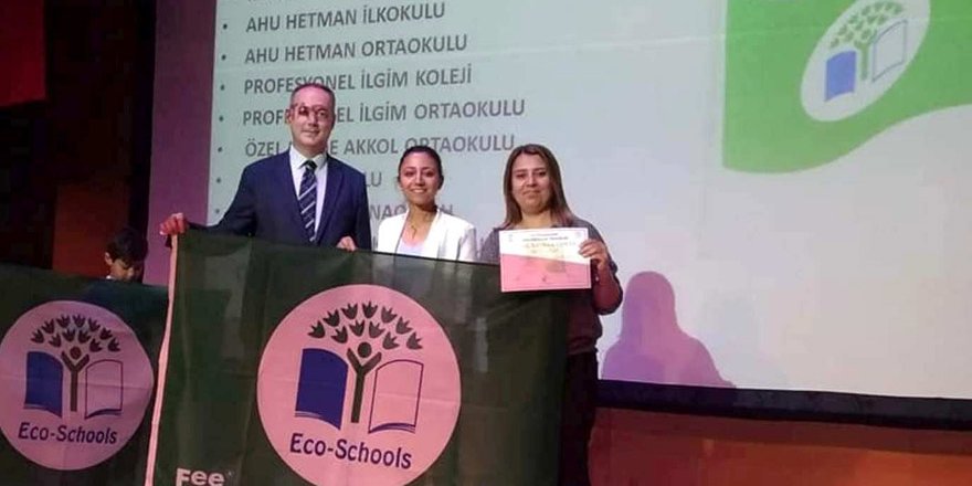 Seydişehir Taraşçı Ortaokuluna "Yeşil Bayrak" ödülü