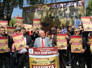 Biletle değil, abdestle girelim