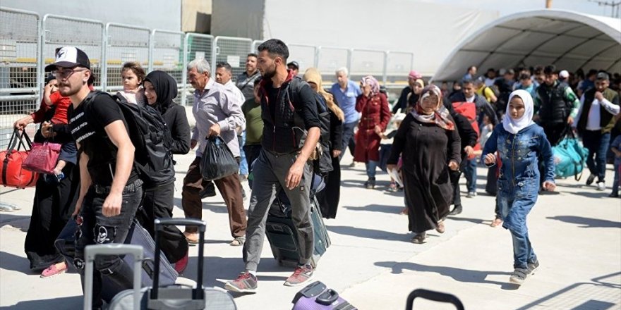 Bayram için ülkesine giden Suriyelilerin sayısı 50 bine ulaştı