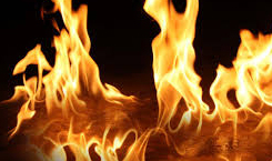 Cihanbeyli'de ev yangını