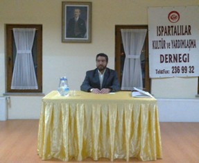 Konya Ispartalılar Derneği'nde konferans