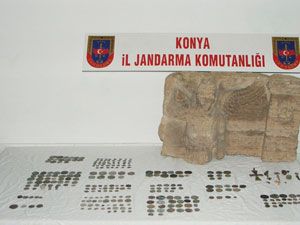 Seydişehir'de tarihi eser operasyonu