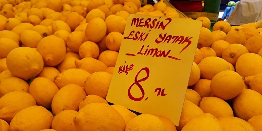 Limon fiyatlarında rekor artış: Tanesi 1.5 lira oldu