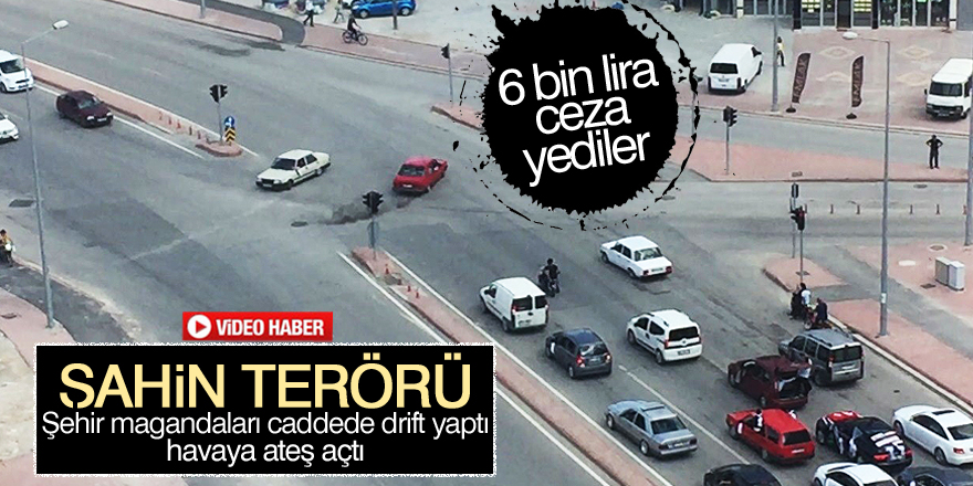 Konya’daki trafik magandaları polisten kaçamadı