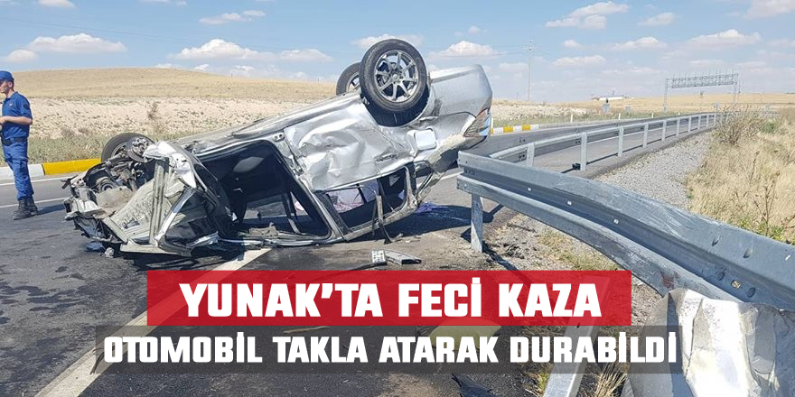 Otomobil takla attı: 1 ölü, 7 yaralı