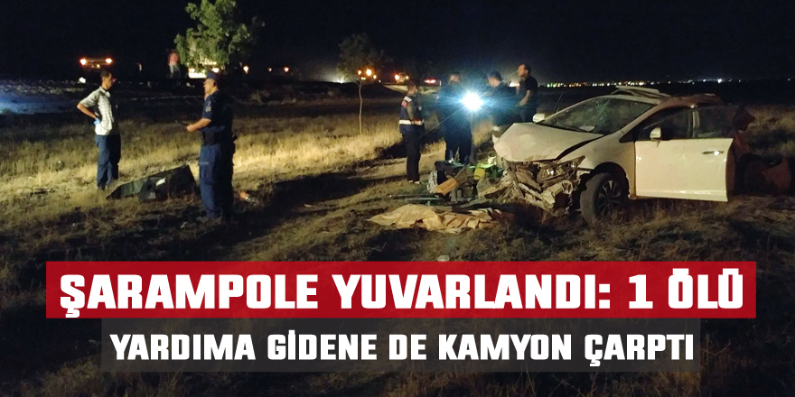 Otomobil şarampole yuvarlandı: 1 ölü, 4 yaralı