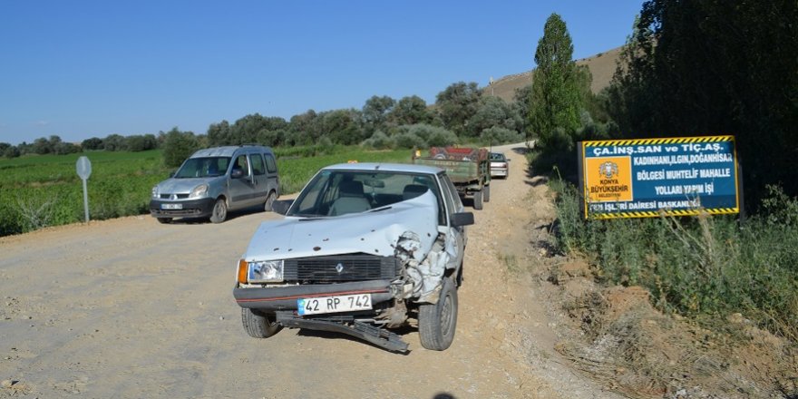 Ilgın'da trafik kazası: 1 yaralı