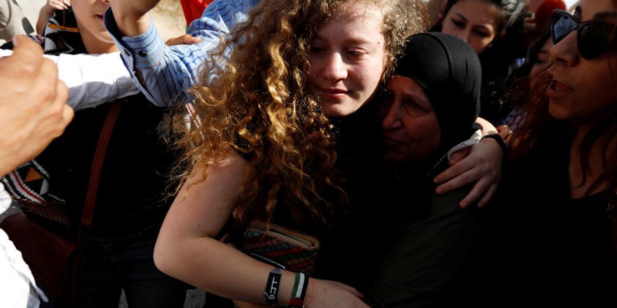 Filistin'in cesur kızı' 8 ay sonra serbest