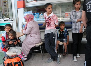 Konya'da benzinli eylem